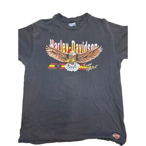 1988 Vintage “Free Spirit” Single Stitch One Sided Harley Davidson T shirt